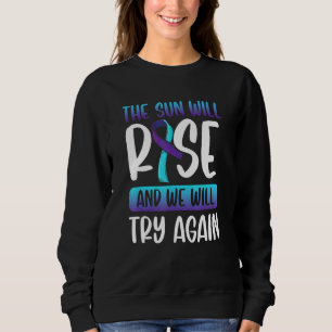 Sweatshirt Sensibilisation Au Suicide Le Soleil Augmentera No