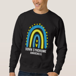 Sweatshirt Sensibilisation au syndrome de Down Arc-en-ciel T2