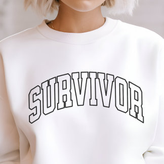 Sweatshirt Sensibilisation aux maladies chroniques, guerrière