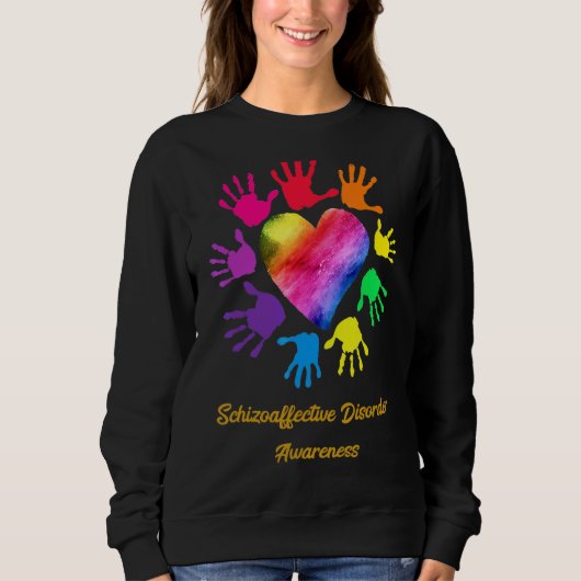 Sweatshirt Sensibilisation aux troubles schizoaffectifs (Devant)