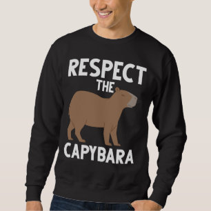Sweatshirt Sensibilisation des animaux de la petite Capybara