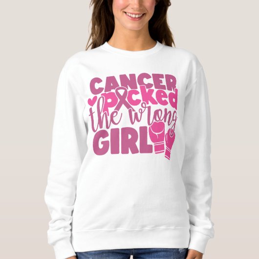 SWEATSHIRT SENSIBILISATION ET PRÉVENTION AU CANCER DU SEIN (Devant)
