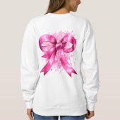 SWEATSHIRT SENSIBILISATION ET PRÉVENTION AU CANCER DU SEIN (Dos)