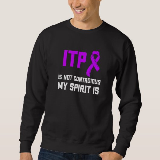 Sweatshirt Sensibilisation Itp Thrombocytopénie Immune Thromb (Devant)