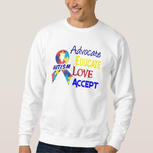 Sweatshirt Sensibilisation sur l'autisme (Devant)