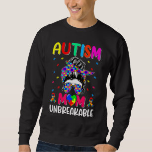 Sweatshirt Sensibilisation sur l'autisme autistique Maman Vie