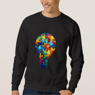 Sweatshirt Sensibilisation sur l'autisme bulbe d'autisme