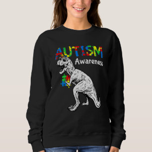 Sweatshirt Sensibilisation sur l'autisme Dino Cute Dinosaur A