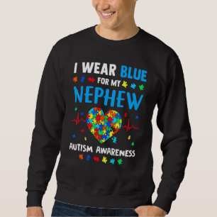 Sweatshirt Sensibilisation sur l'autisme Oncle Et Tante Je Po