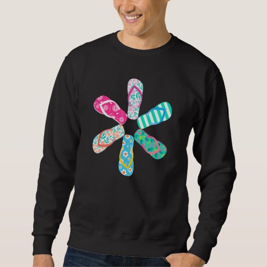 Sweatshirt Séparateur d'orteils Été Flip Flops Plage Mode (Devant)