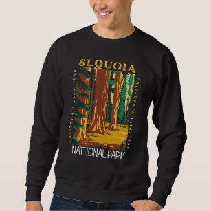 Sweatshirt Sequoia National Park California Retro perturbé
