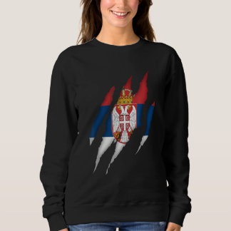 Sweatshirt Serbia Flag of Serbia Serbia Flag