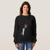 Sweatshirt Serbie Conception de chats Drapeau serbe Srbija Ch (Devant entier)