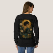 Sweatshirt Sérénité du Lotus au Clair de Lune (Dos entier)