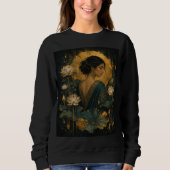 Sweatshirt Sérénité du Lotus au Clair de Lune (Devant)