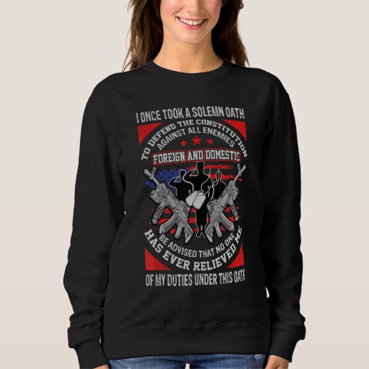 Sweatshirt Serment solennel (Devant)