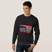 Sweatshirt Sermon De Prêches Cardinales Explosées À Partir D' (Devant entier)