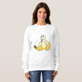 Sweatshirt Serpent avec banane (Devant entier)