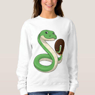 Sweatshirt Serpent avec beigne