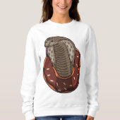 Sweatshirt Serpent avec beigne (Devant)