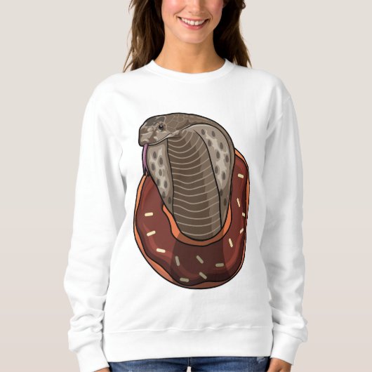 Sweatshirt Serpent avec beigne (Devant)