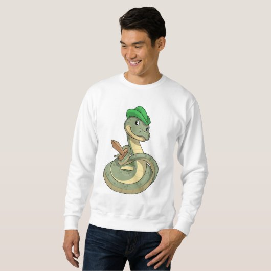 Sweatshirt Serpent avec Épée (Devant entier)
