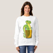 Sweatshirt Serpent avec jus (Devant entier)
