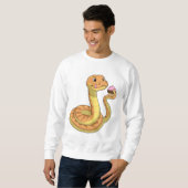Sweatshirt Serpent avec Muffin (Devant entier)