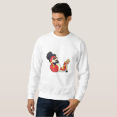 Sweatshirt Serpent comme chambre avec Casquette (Devant entier)