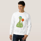 Sweatshirt Serpent de basketball (Devant entier)