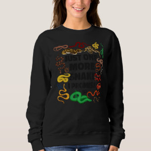 Sweatshirt Serpent De Serpent Juste Un Serpent De Plus Je Pro