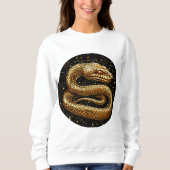 Sweatshirt Serpent doré (Devant)
