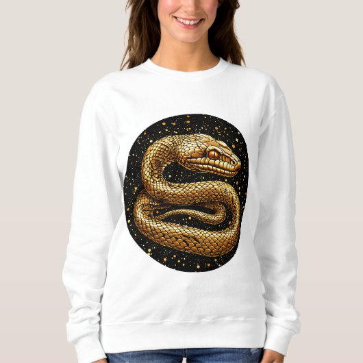 Sweatshirt Serpent doré (Devant)