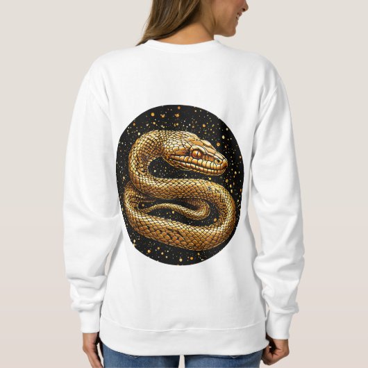 Sweatshirt Serpent doré (Dos)