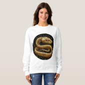 Sweatshirt Serpent doré (Devant entier)