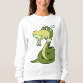 Sweatshirt Serpent drôle (Devant)