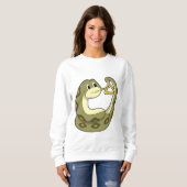 Sweatshirt Serpent en musique avec Triangle.PNG (Devant entier)