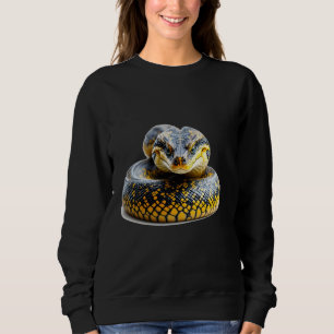 Sweatshirt Serpent python reptile puissant hypnotique dominan