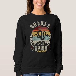 Sweatshirt Serpents vintages Rétro Sont Mon Esprit Serpent An