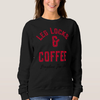 Sweatshirt Serrures de jambe et café brésilien Jiu Jitsu Bjj 