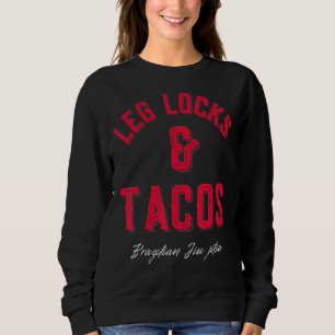 Sweatshirt Serrures et tacos brésilien Jiu Jitsu Mixed martia