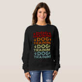 Sweatshirt Service de formation des chiens (Devant entier)