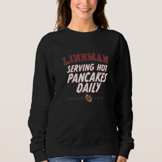 Sweatshirt Servir des crêpes chaudes quotidiennement Blague