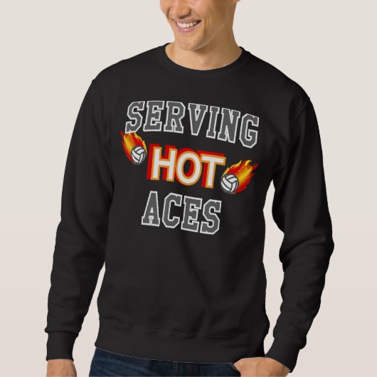 Sweatshirt Servir les as chauds frissonner et servir le feu V (Devant)