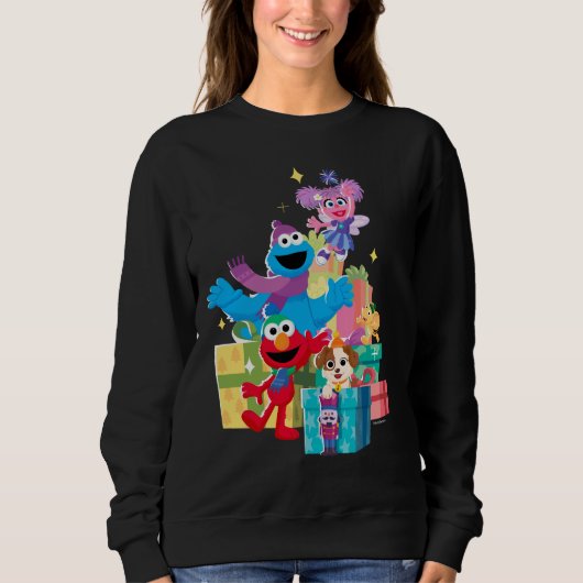 Sweatshirt Sesame Street Pals and Presents (Devant)