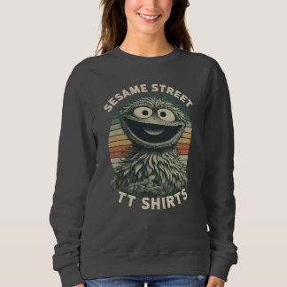 Sweatshirt Sesame Street Retro Vibes, sésame rue femmes ts