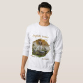 Sweatshirt Set anglais avec faisans, art (Devant entier)