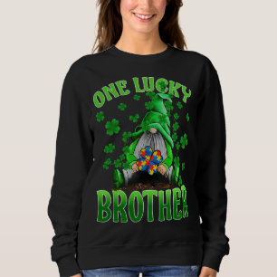 Sweatshirt Seul Lucky Brother Gnomes Autisme St Patrick's Day