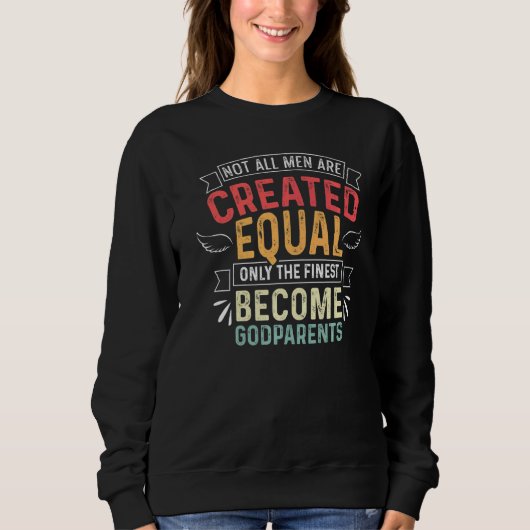 Sweatshirt Seule La Meilleure Godmère Aimante (Devant)