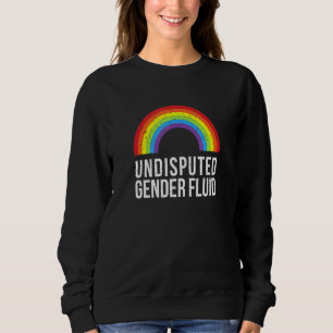 Sweatshirt Sexe Non Contesté Liquide Lgbtq Pride Non binaire